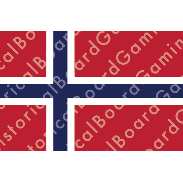 HBG Battle Labels- Norway Flag (1821-P)