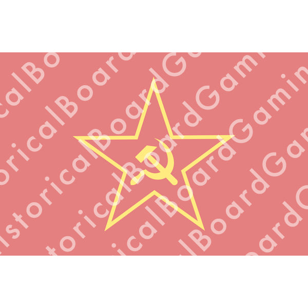 Communist Hammer and Sickle Build Plate Flag
