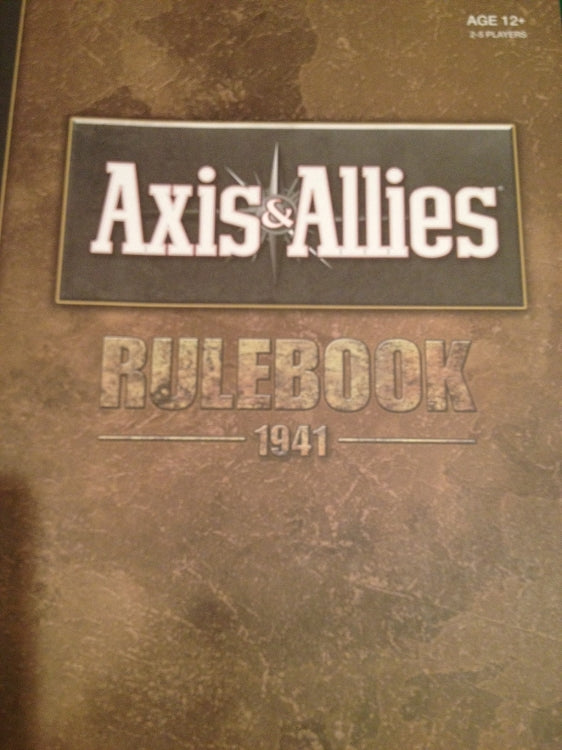 Axis & Allies Rules Booklet - 1941