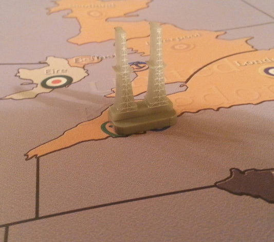 British Radar Tower Unassembled (3D Acrylic) xONE