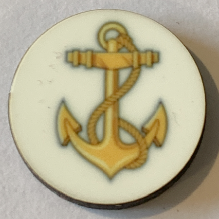 France Gold Anchor (1830-P) Symbol (10/set)