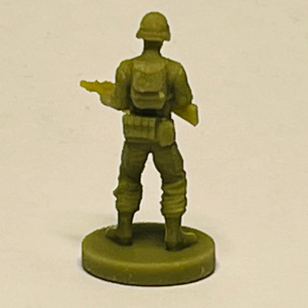 U.S. WW2 Soldier w/Machine Gun (3D Printed) x5
