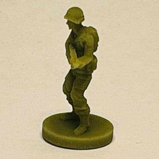 U.S. WW2 Soldier w/Machine Gun (3D Printed) x5