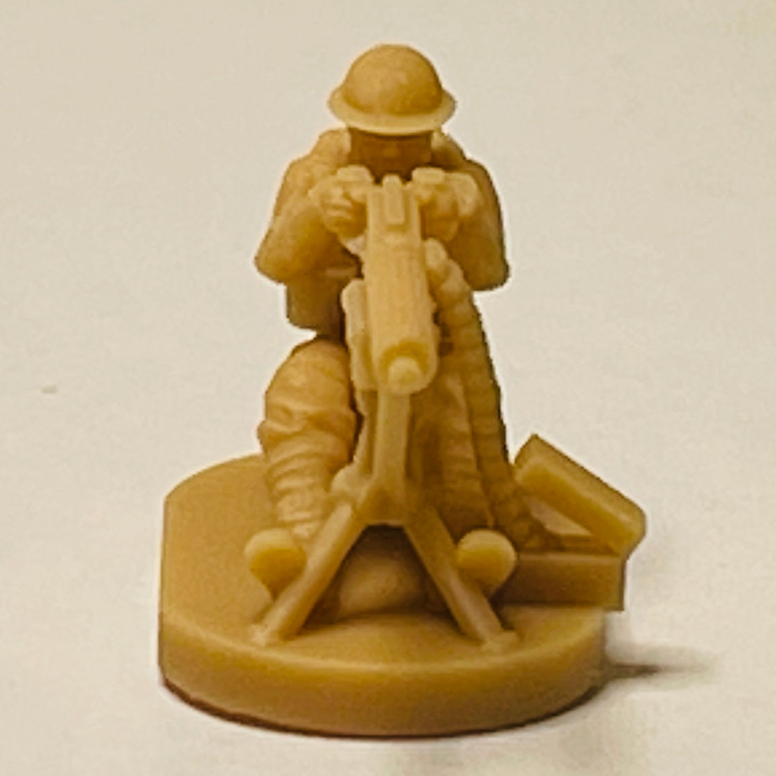 WW1 British Soldier w/Heavy Machine Gun (3D Printed) x5