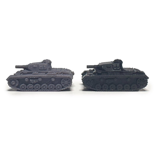 Panzer III F Medium Tank 3D Printed) x5