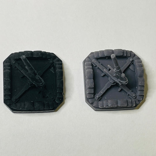 Flak 36 88mm Anti -aircraft Gun w/Sandbags (3D Printed) x5
