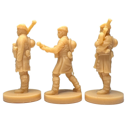 Scottish WWII Soldier (3D Printed) x5