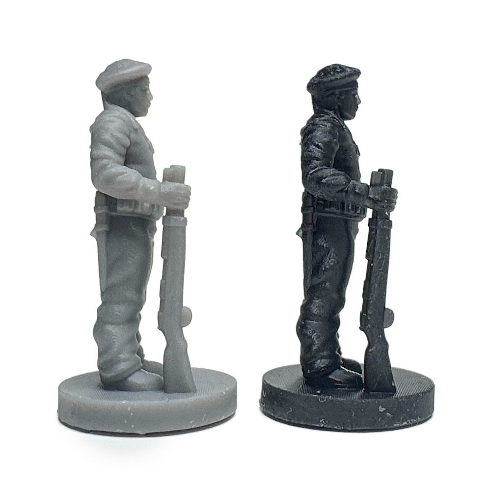 German Naval Infantry WWII (3D Printed) x5