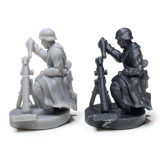 German Mortar Team WWII (3D Printed) x5