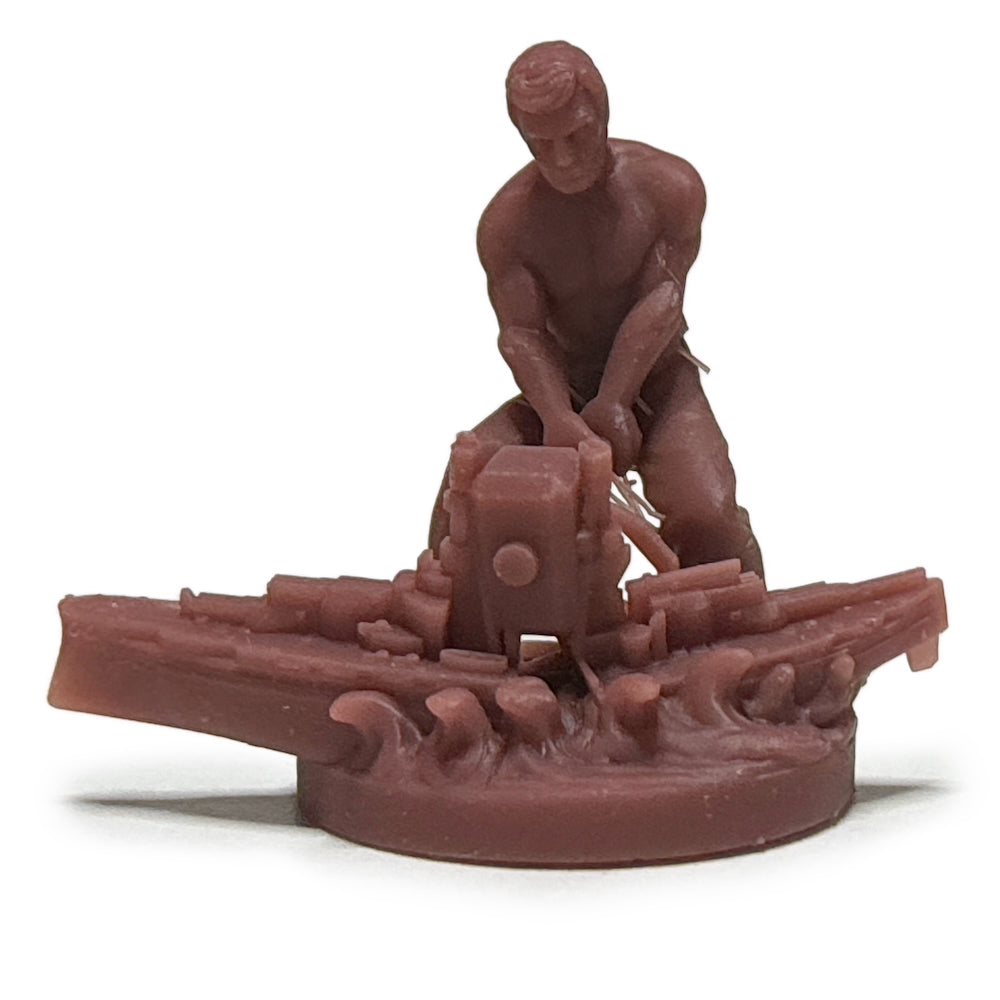 War Icons: Sunken Ships Naval Battle Marker (3D Printed) (xOne)