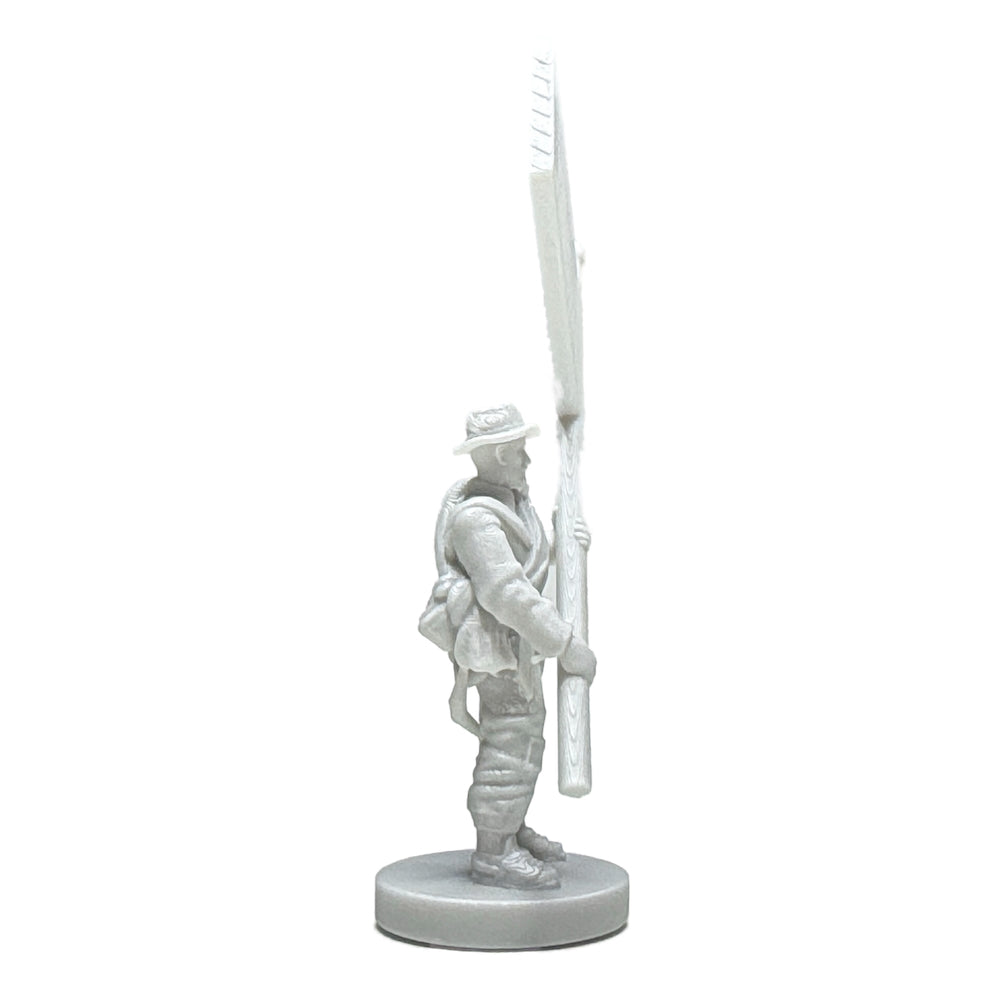 Civil War Confederate Flag Carrier (3D Printed) x5
