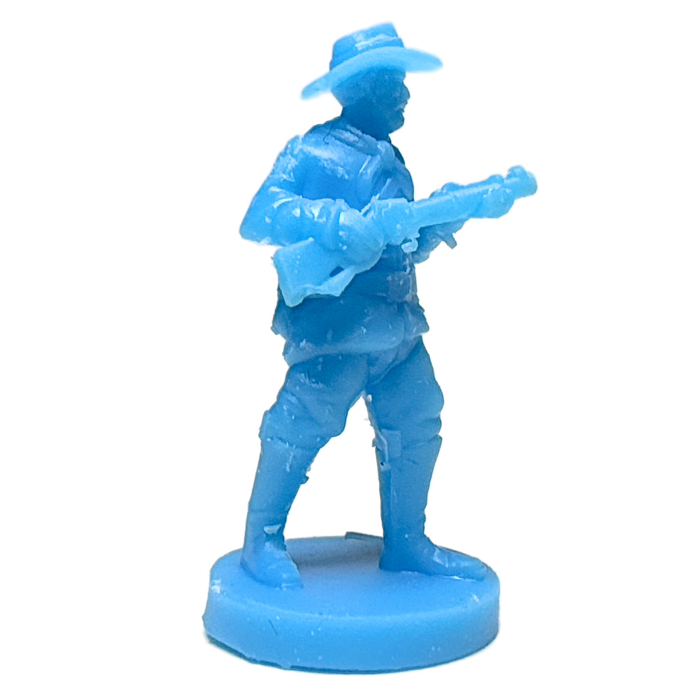 Civil War Union Buffalo Soldier (3D Printed) x5