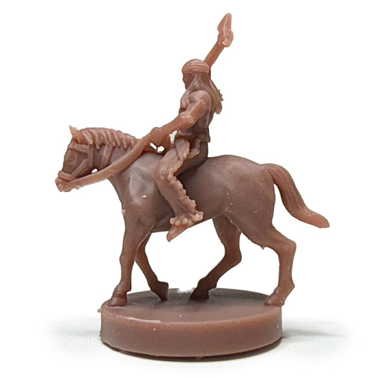 Civil War Indian on Horse w/Tomahawk (3D Printed) x5