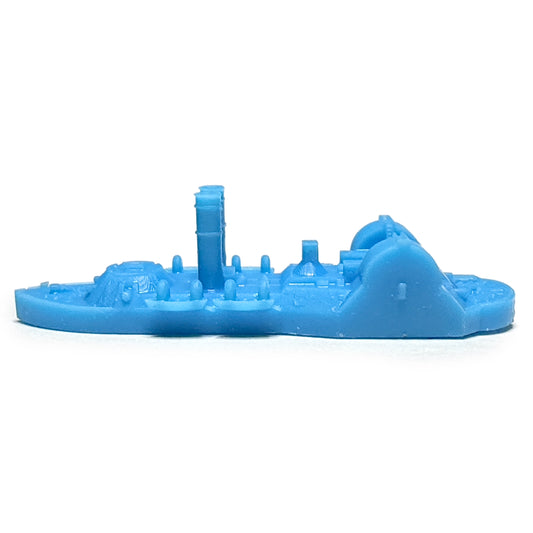 Civil War USS Choctaw Ironclad (3D Printed) xONE