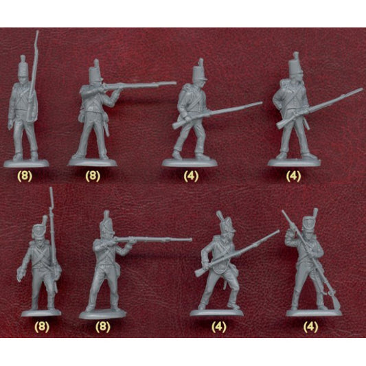 1/72 Waterloo Netherlands Militia & Belgian Infantry (48) (Hat)