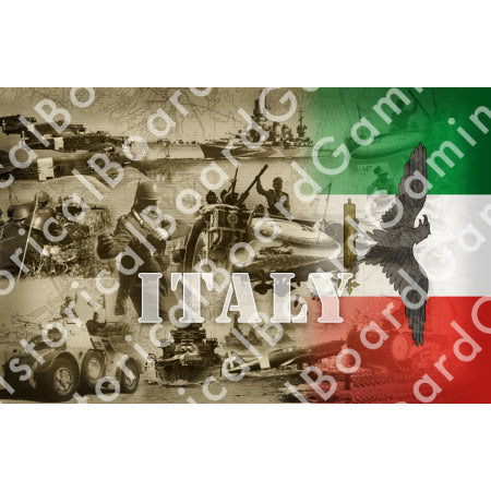 HBG Battle Labels-Italy D w/ Flag