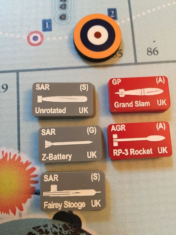 U.K. & Japan Ordnance Set #2 (Acrylic) (GW1936 Expansion)