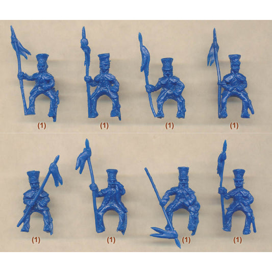 1/72 Napoleonic French Uhlans in Winter Uniform (STR)