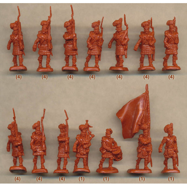 1/72 Napoleonic Highlanders on the March (STR)