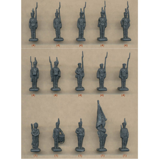 1/72 Napoleonic Brunswick Light Guards Battalion (STR)