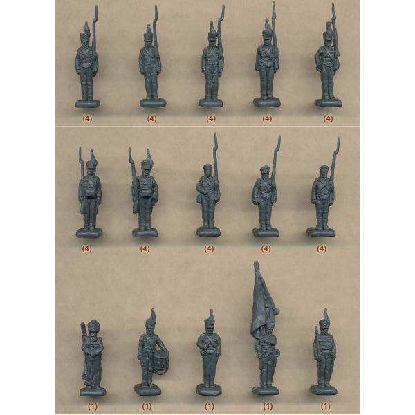 1/72 Napoleonic Brunswick Light Guards Battalion (STR)