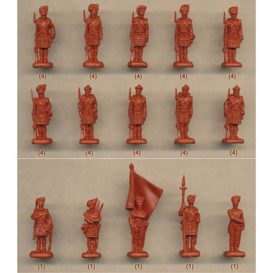 1/72 Napoleonic Highlanders Standing Order Arms (STR)