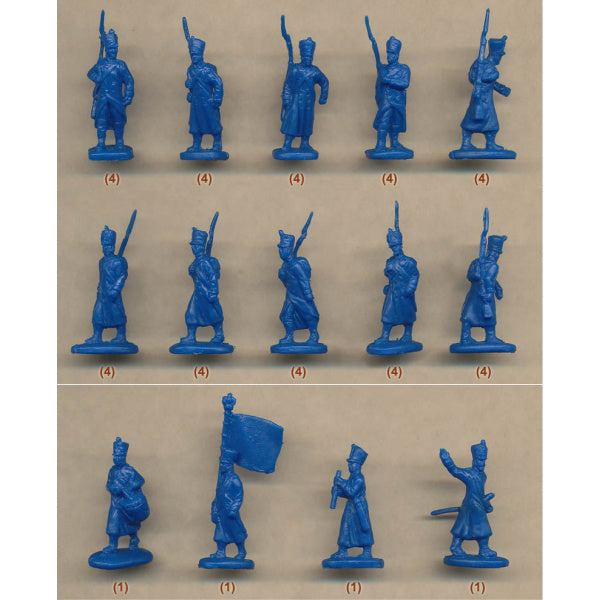 1/72 Napoleonic French Line Infantry on the March 2 (STR)