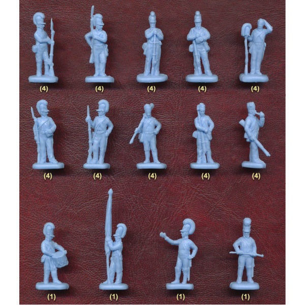 1/72 Napoleonic Bavarian Infantry at Ease (STR)