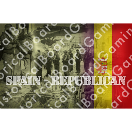 HBG Battle Labels-Republican Spain w/ Flag