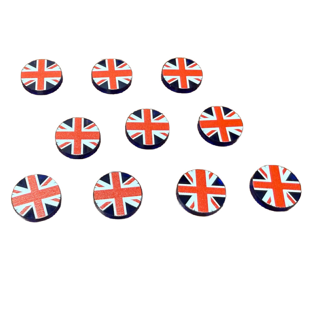 Premium Printed WWII French Foreign Legion Tokens (10)