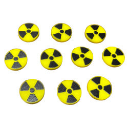 Premium Printed Radiation Tokens (10)