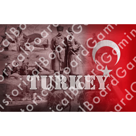 HBG Battle Labels-Turkey w/ Flag
