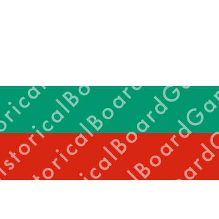HBG Battle Labels-Bulgaria Flag (1871-P)