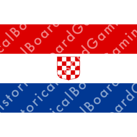 HBG Battle Labels-Croatia Shield Flag (1939-1945)