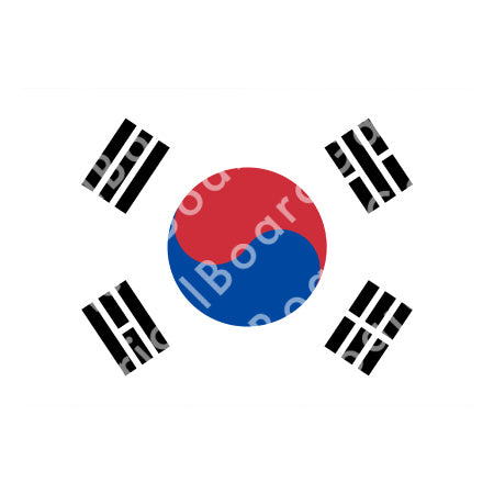 HBG Battle Labels-South Korea Flag (1945-P)