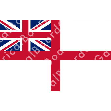HBG Battle Labels-UK, Australia, & Canada Naval Ensign (1911-67)
