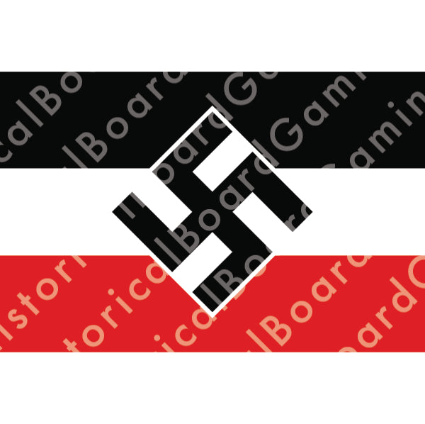 HBG Battle Labels- German Flag w/Swastika