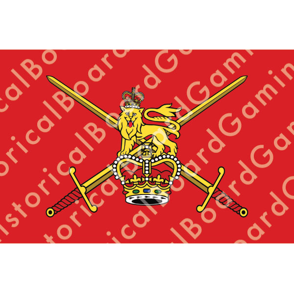 HBG Battle Labels- British Army Flag (1954-P)