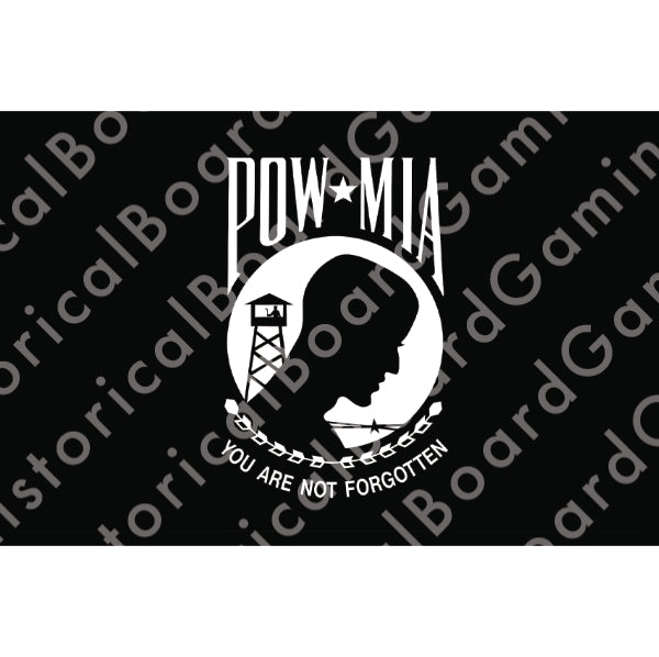 HBG Battle Labels- POW-MIA Flag (1972-P)