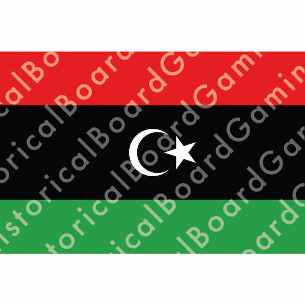 HBG Battle Labels- Libya Flag (1951, 2011-P)
