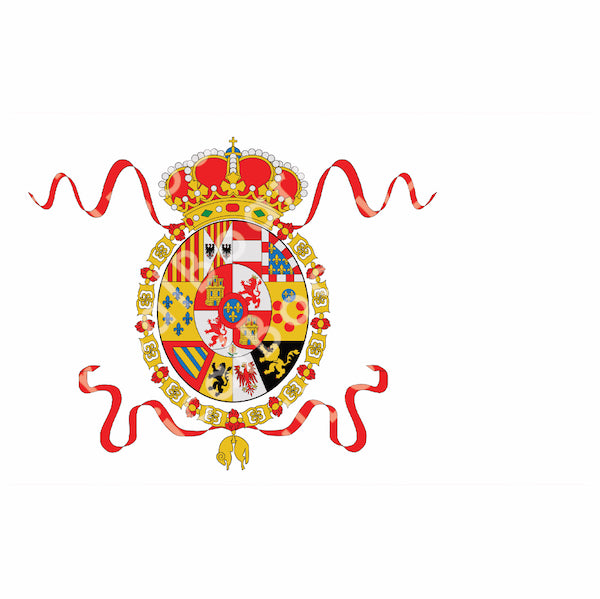 HBG Battle Labels- Kingdom of Spain Flag (1760-85)