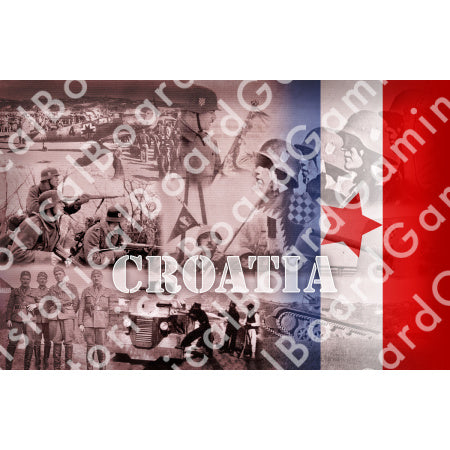 HBG Battle Labels-Croatia B w/ Flag