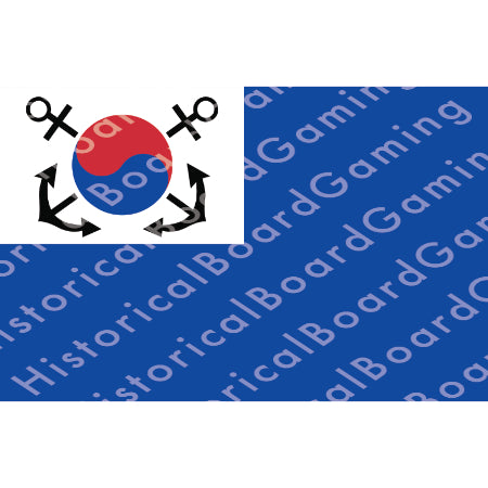 HBG Battle Labels- Korea-South Naval Jack (1945-P)