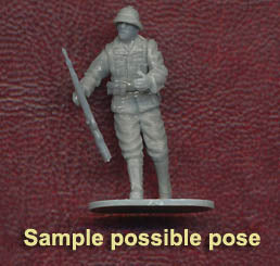 1/72 WWII German Afrika Korps Box (Caesar)