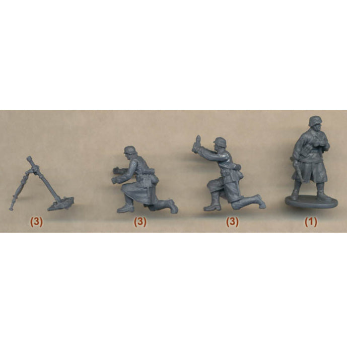 1/72 WWII German Infantry in Winter Smocks Box (Caesar)