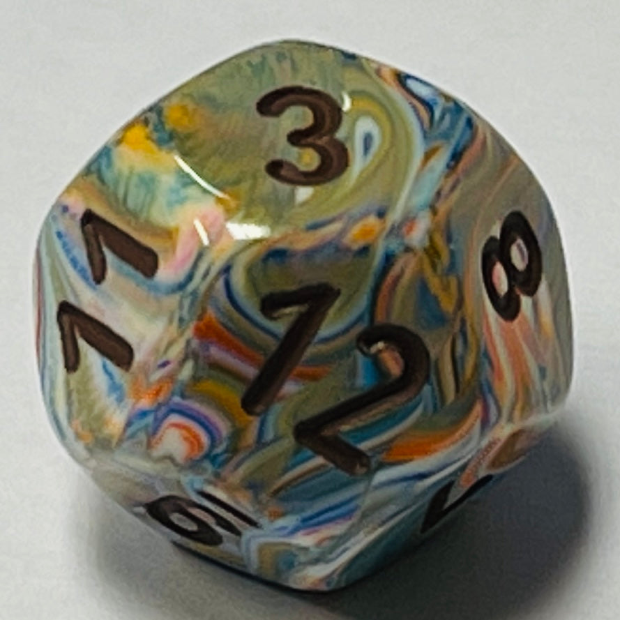 D12 (16mm) Vibrant/Brown Die-Festive (x 5)