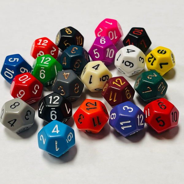 D12 (16mm) Die-Opaque (x5)