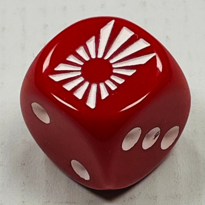D6 Opaque 16mm Custom Dice w/ Rounded Corners Japan (x5)