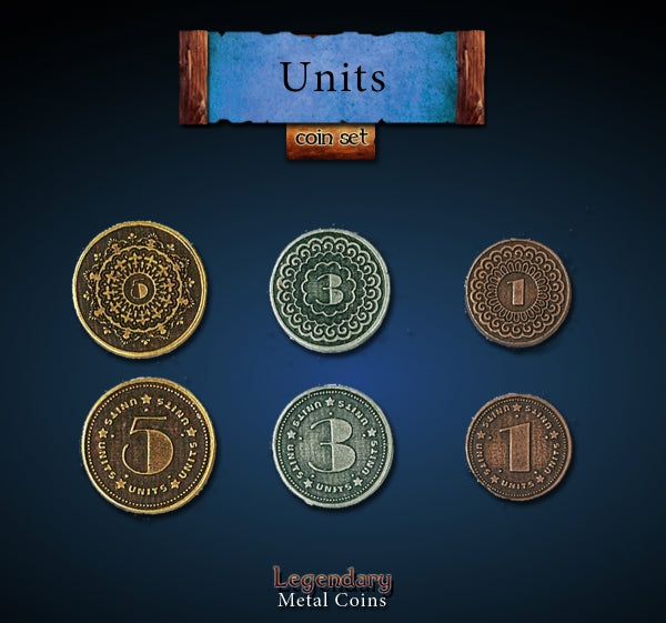Units Metal Coin Set