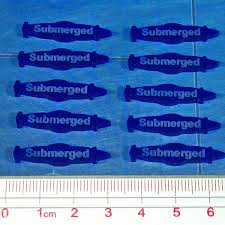 Submarine Submerged Tokens (10)